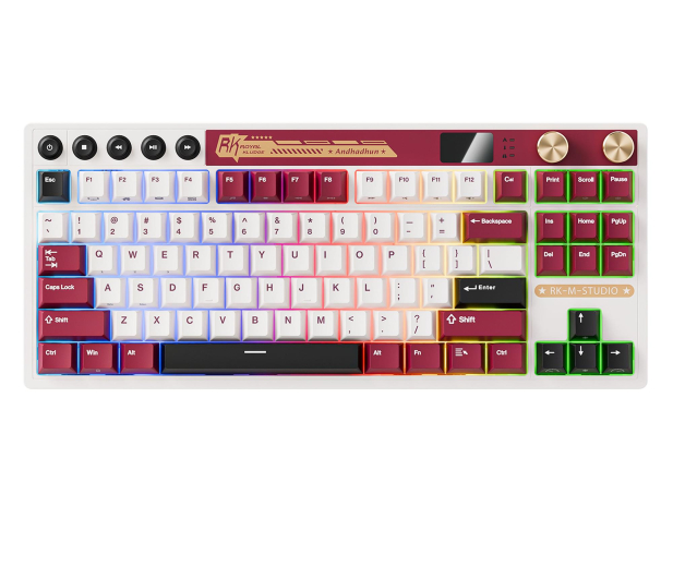 Royal Kludge RK M87 Famicom Cream switch - 1455779 - zdjęcie